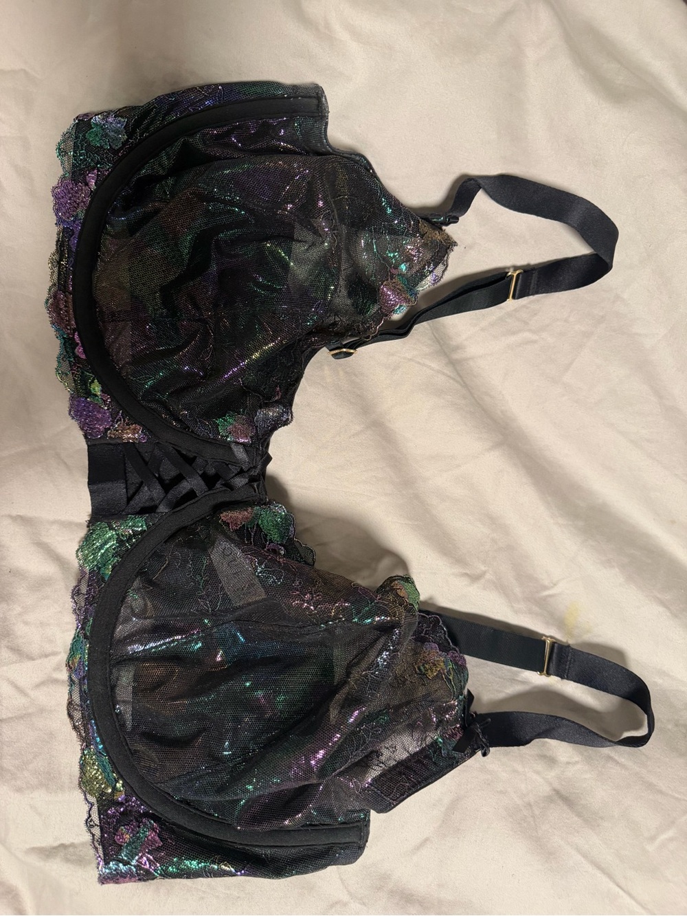 Lane Bryant Cacique unlined balconette bra 40DDD